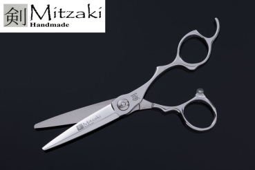 ANGEBOT: Mitzaki-YURI550 (in 5.5 oder 6.0 ZOLL) besondere Haarschere für besondere Stylisten, Hohlschliff, ERGO-Vollform,fester Fingerhaken, incl. Etui & Zubehör